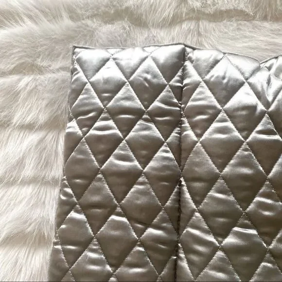 Innies Large Quilted Handbag Shaper Silver - Picture 4 of 7